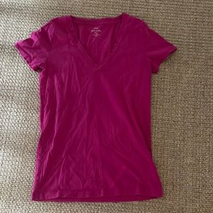 J.Crew womans pink v neck
